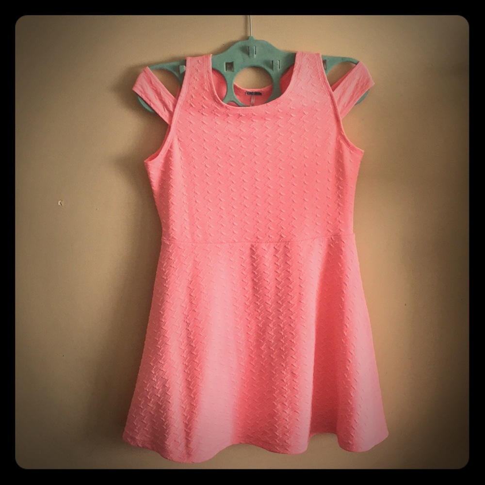 Girls stretch flare skirt dress